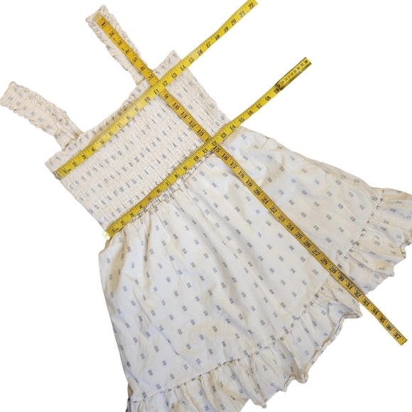 MADEWELL "Lucie" Smocked Textural Clipdot Sundress - Size M - Picture 11 of 14